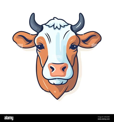 cow vector images|cow head logo clip art.